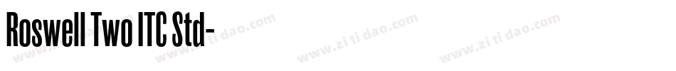Roswell Two ITC Std字体转换